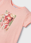 Mayoral - Roze T-shirt met meisje