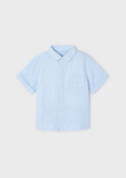 Mayoral - Blauw/wit gestreept hemd