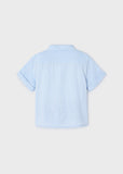 Mayoral - Blauw/wit gestreept hemd