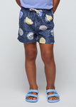 Mayoral - Blauwe zwemshort met smileys