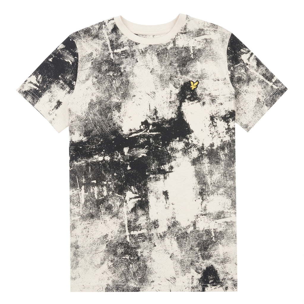 Zwart tie dye discount shirt